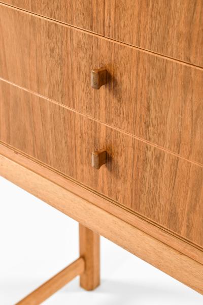 Carl Malmsten Cabinet Model Lillbo in Walnut by Carl Malmsten 1950s