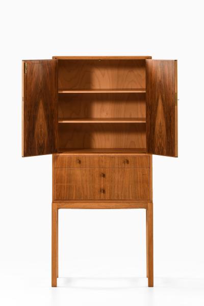 Carl Malmsten Cabinet Model Lillbo in Walnut by Carl Malmsten 1950s