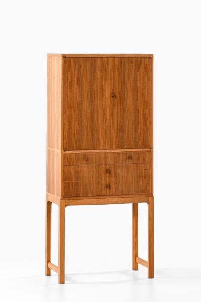 Carl Malmsten Cabinet Model Lillbo in Walnut by Carl Malmsten 1950s