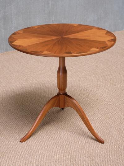 Carl Malmsten Carl Malmsten B stad Side Table in Mahogany Erik Johansson Sweden