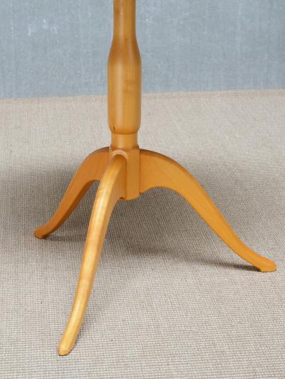 Carl Malmsten Carl Malmsten Berg Three Legged Side Table in Masur Birch Sweden 1950s