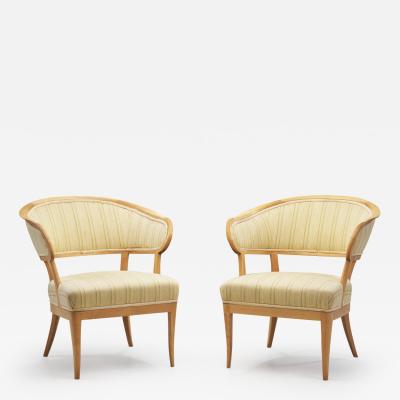 Carl Malmsten Carl Malmsten Jonas Love Armchairs for AB Carl Malmsten Sweden 1960s