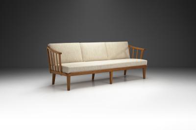Carl Malmsten Carl Malmsten Oak Visings Sofa for O H Sj gren Sweden 1960s