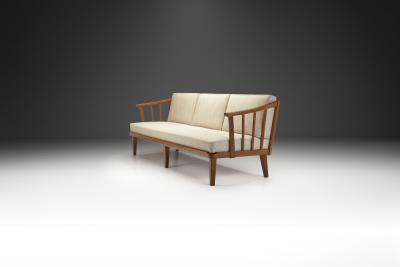 Carl Malmsten Carl Malmsten Oak Visings Sofa for O H Sj gren Sweden 1960s