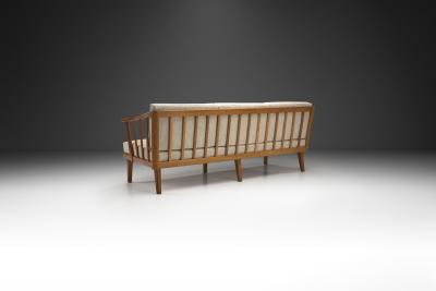 Carl Malmsten Carl Malmsten Oak Visings Sofa for O H Sj gren Sweden 1960s