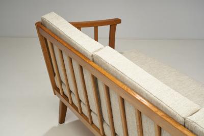 Carl Malmsten Carl Malmsten Oak Visings Sofa for O H Sj gren Sweden 1960s
