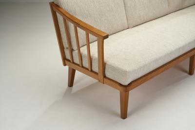 Carl Malmsten Carl Malmsten Oak Visings Sofa for O H Sj gren Sweden 1960s