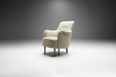 Carl Malmsten Carl Malmsten Samsas Armchair for O H Sj gren Sweden 1960