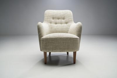 Carl Malmsten Carl Malmsten Samsas Armchair for O H Sj gren Sweden 1960