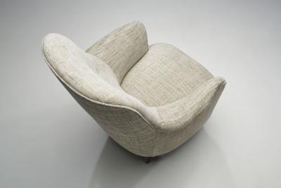 Carl Malmsten Carl Malmsten Samsas Armchair for O H Sj gren Sweden 1960