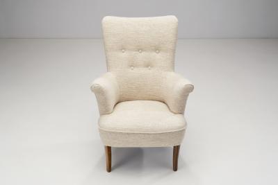 Carl Malmsten Carl Malmsten Stora Furulid Armchair for OPE M bler J nk ping Sweden 1950s