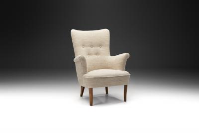Carl Malmsten Carl Malmsten Stora Furulid Armchair for OPE M bler J nk ping Sweden 1950s