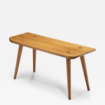Carl Malmsten Carl Malmsten Visings Bench in Solid Pine Sweden 1950s