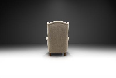 Carl Malmsten Carl Malmsten ldermannen Winged Armchair for O H Sj gren Sweden 1950s