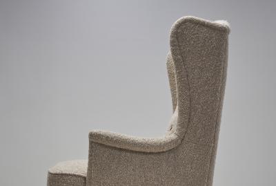 Carl Malmsten Carl Malmsten ldermannen Winged Armchair for O H Sj gren Sweden 1950s