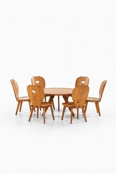 Carl Malmsten Easy Chairs Produced by Svensk Fur
