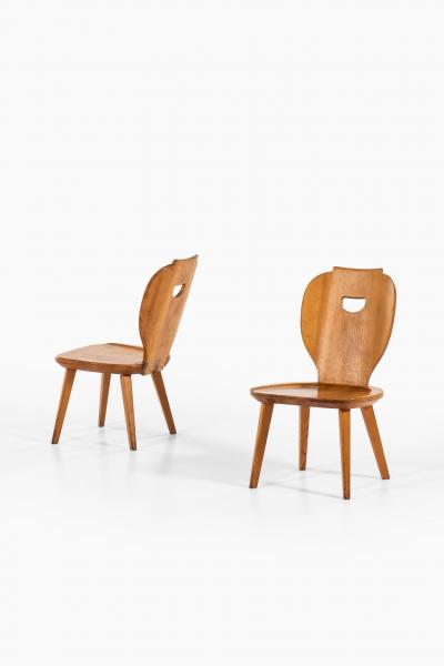 Carl Malmsten Easy Chairs Produced by Svensk Fur