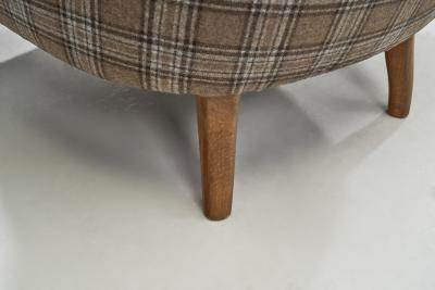 Carl Malmsten Farmor Armchair by Carl Malmsten for O H Sj gren Sweden 1950s