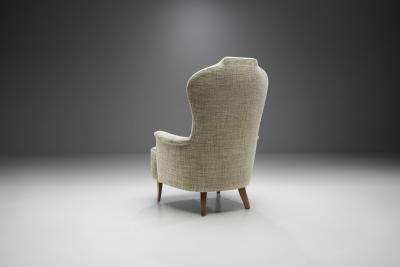 Carl Malmsten Farmor Armchair by Carl Malmsten for O H Sj gren Sweden 1956