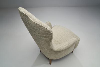 Carl Malmsten Farmor Armchair by Carl Malmsten for O H Sj gren Sweden 1956
