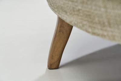 Carl Malmsten Farmor Armchairs by Carl Malmsten for O H Sj gren Sweden 1956