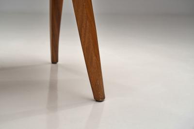 Carl Malmsten Jonas Love Armchair with Upholstery by Carl Malmsten Sweden Mid 20th Century