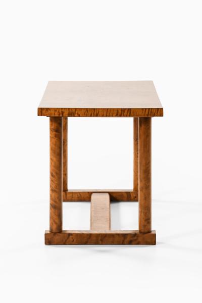 Carl Malmsten Library Table in Birch by Carl Malmsten 1920s