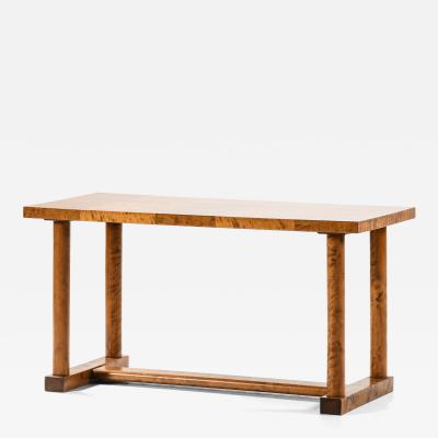 Carl Malmsten Library Table in Birch by Carl Malmsten 1920s
