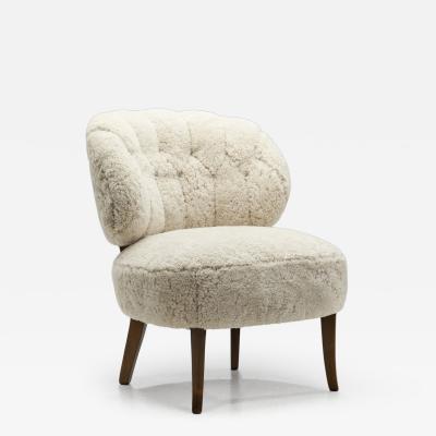 Carl Malmsten Mid Century Gamla Berlin Easy Chair by Carl Malmsten Sweden 1940s