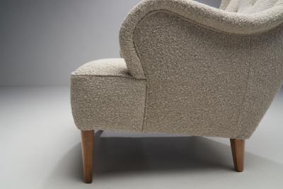 Carl Malmsten Oskar Armchair by Carl Malmsten for O H Sj gren Sweden 1930s
