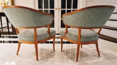 Carl Malmsten Pair of Armchairs by Carl Malmsten