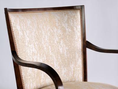 Carl Malmsten Pair of Carl Malmsten Armchairs in Birch and Satinwood Bodafors Sweden 1930s