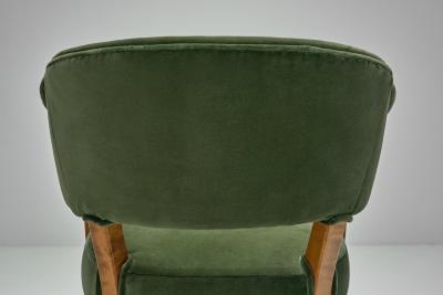 Carl Malmsten Pair of Lata Greven Armchairs by Carl Malmsten for O H Sj gren Sweden 1950s
