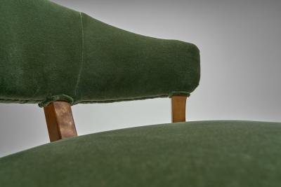 Carl Malmsten Pair of Lata Greven Armchairs by Carl Malmsten for O H Sj gren Sweden 1950s