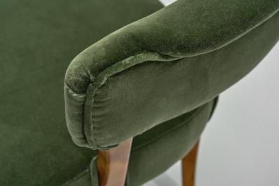 Carl Malmsten Pair of Lata Greven Armchairs by Carl Malmsten for O H Sj gren Sweden 1950s