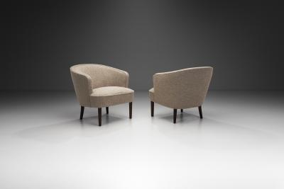 Carl Malmsten Pair of New Berlin Easy Chairs by Carl Malmsten Sweden 20th century