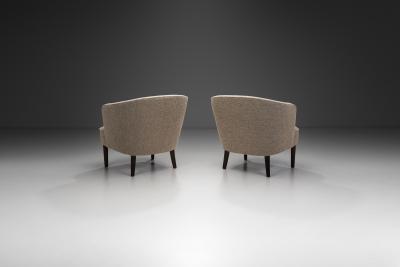 Carl Malmsten Pair of New Berlin Easy Chairs by Carl Malmsten Sweden 20th century