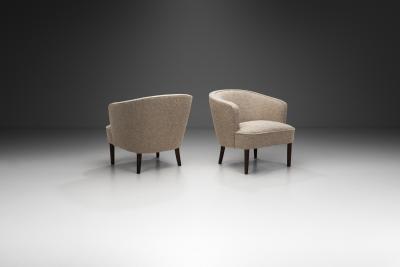 Carl Malmsten Pair of New Berlin Easy Chairs by Carl Malmsten Sweden 20th century