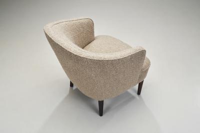 Carl Malmsten Pair of New Berlin Easy Chairs by Carl Malmsten Sweden 20th century