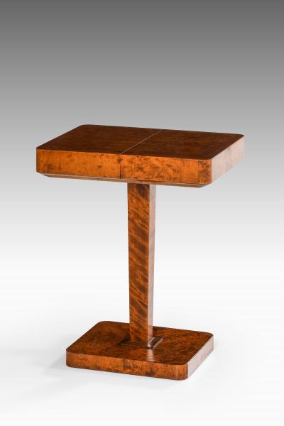 Carl Malmsten Rare Side Table in Birch and Brass by Carl Malmsten 1930s