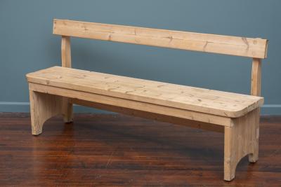 Carl Malmsten Swedish Designer Pine Bench 1970s