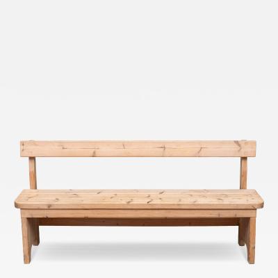 Carl Malmsten Swedish Designer Pine Bench 1970s
