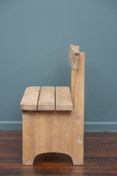 Carl Malmsten Swedish Designer Pine Bench 1970s