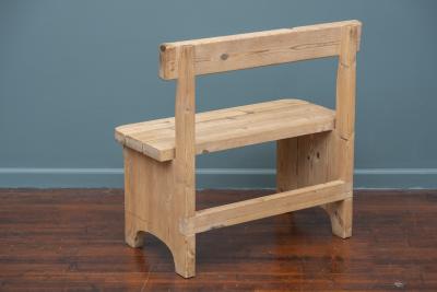 Carl Malmsten Swedish Designer Pine Bench 1970s