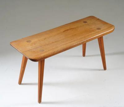 Carl Malmsten Swedish Visings Bench in Pine by Carl Malmsten