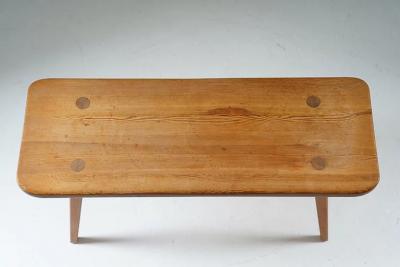 Carl Malmsten Swedish Visings Bench in Pine by Carl Malmsten