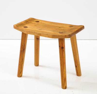 Carl Malmsten Swedish pine stool Circa 1960s