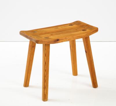 Carl Malmsten Swedish pine stool Circa 1960s