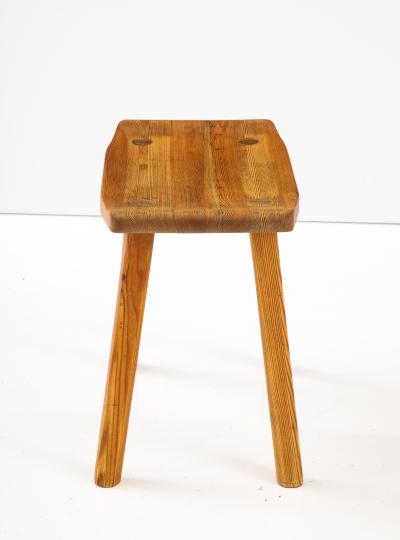 Carl Malmsten Swedish pine stool Circa 1960s