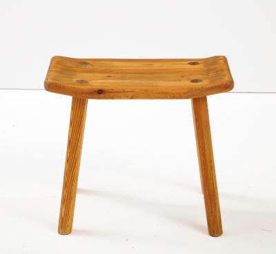 Carl Malmsten Swedish pine stool Circa 1960s